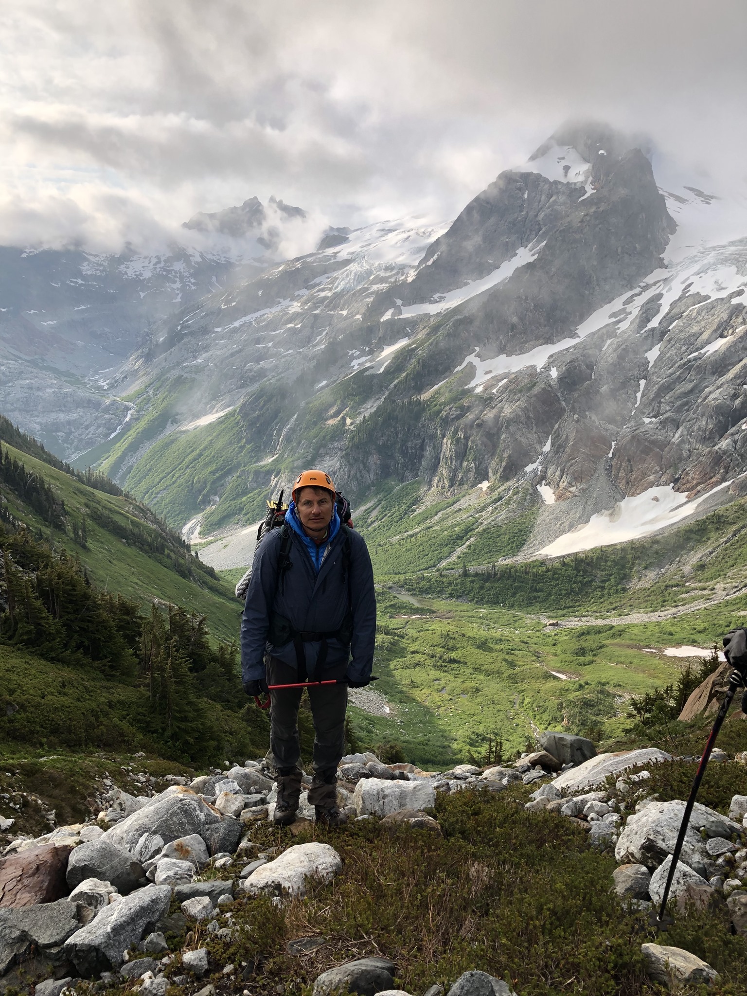 Doctor Paskalev on a mountain