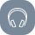 Animated headphones icon